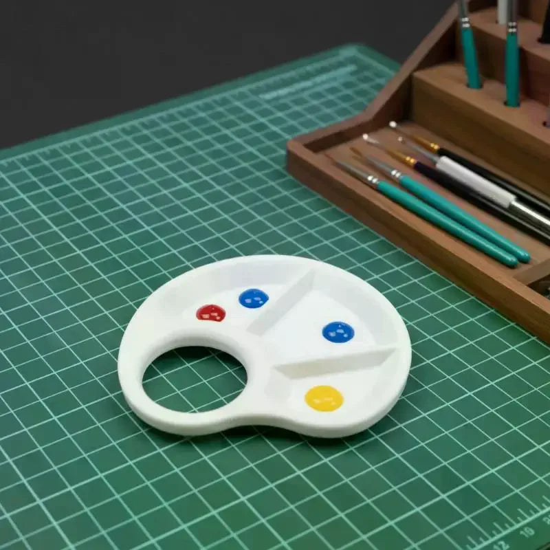 3D Printed Thumb Palette – PLA Paint Palette for Artists Thumb Paint Palette Babs