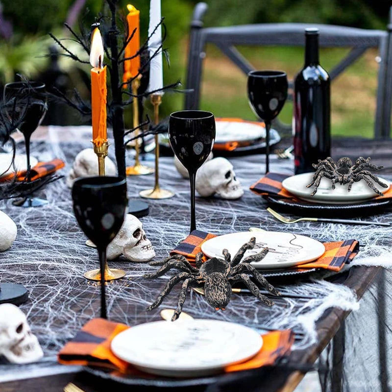 Realistic Fake Spider Prank Toys – Halloween Décor & Kids Gift Prank Novelty Toy Babs