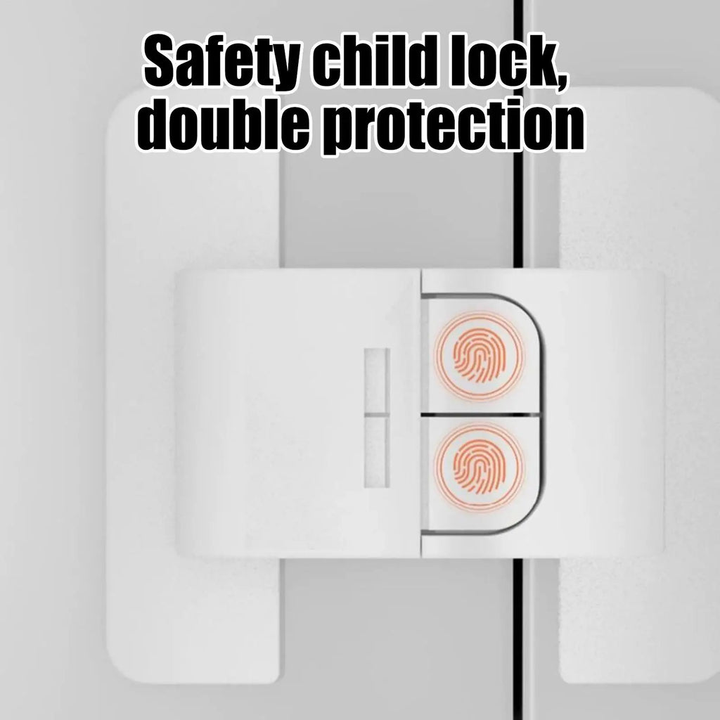 Refrigerator Child Lock – Self-Adhesive Fridge Door Safety Buckle Child Safety Lock Babs