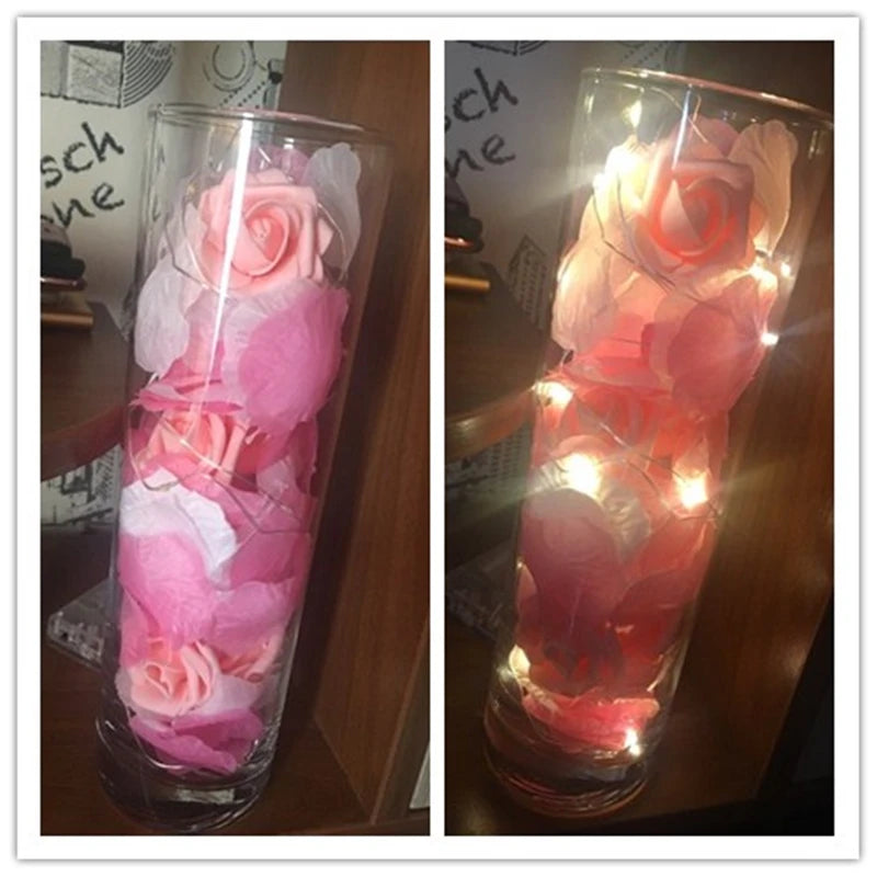 20pcs Multicolor Foam Rose Heads – Artificial Flowers for Weddings Artificial Flower Heads Babs