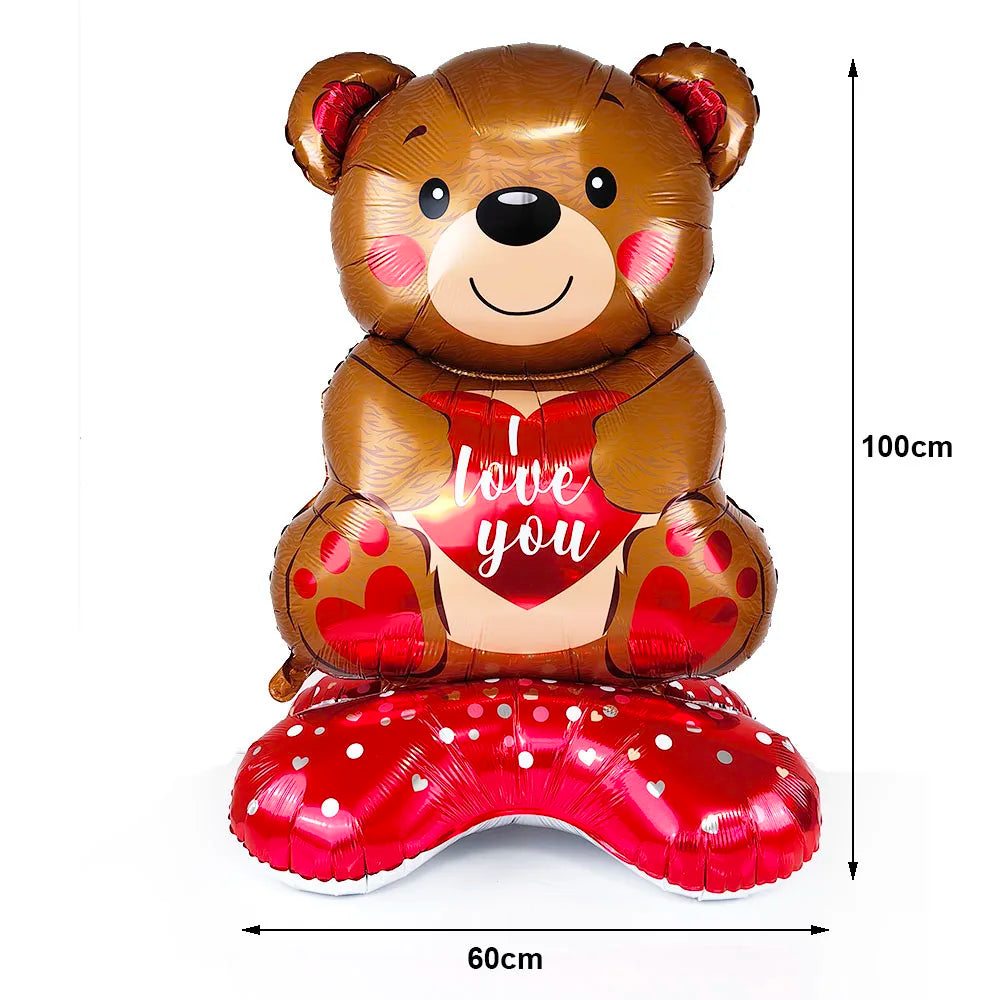 35-Inch Little Bear Foil Balloon – Baby Shower & Party Decor Foil Party Balloon Babs iridescent As picture show