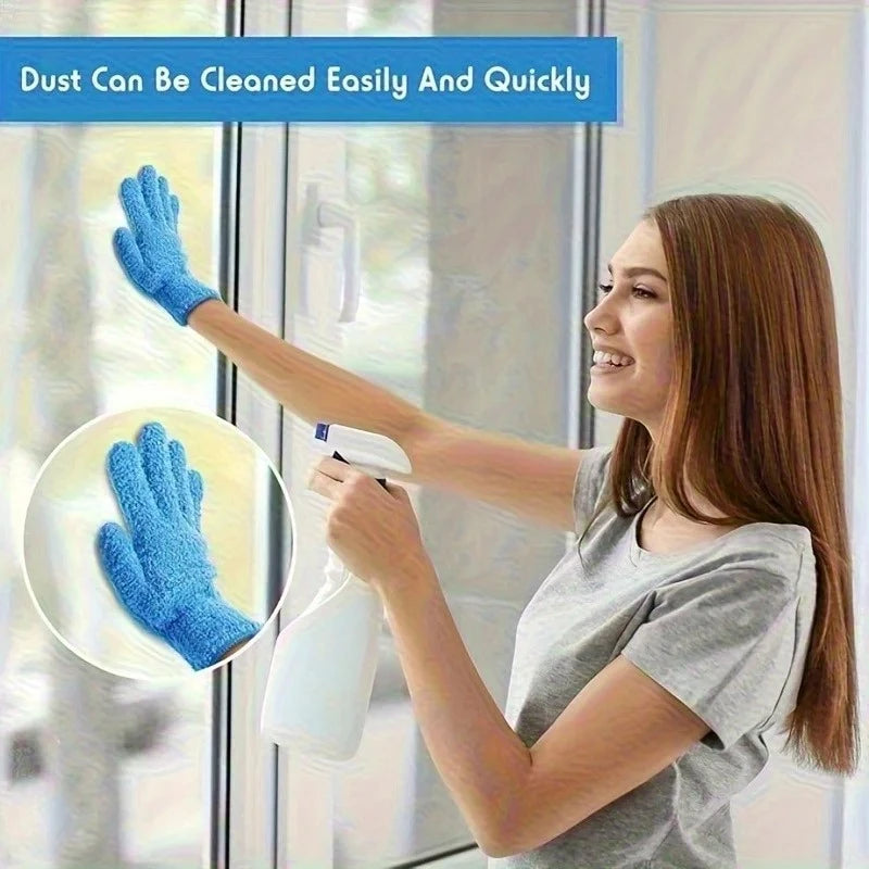 Microfiber Cleaning Gloves – Car Wash, Glass & Dust Care Cleaning Gloves Babs