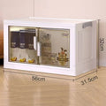 Folding Transparent Storage Box with Lid – 56cm Organizer Folding Storage Box Babs 1 Layer