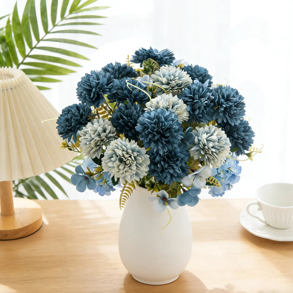 Artificial Silk Chrysanthemum Bouquet – Wedding & Home Decor Artificial Flower Bouquet Babs