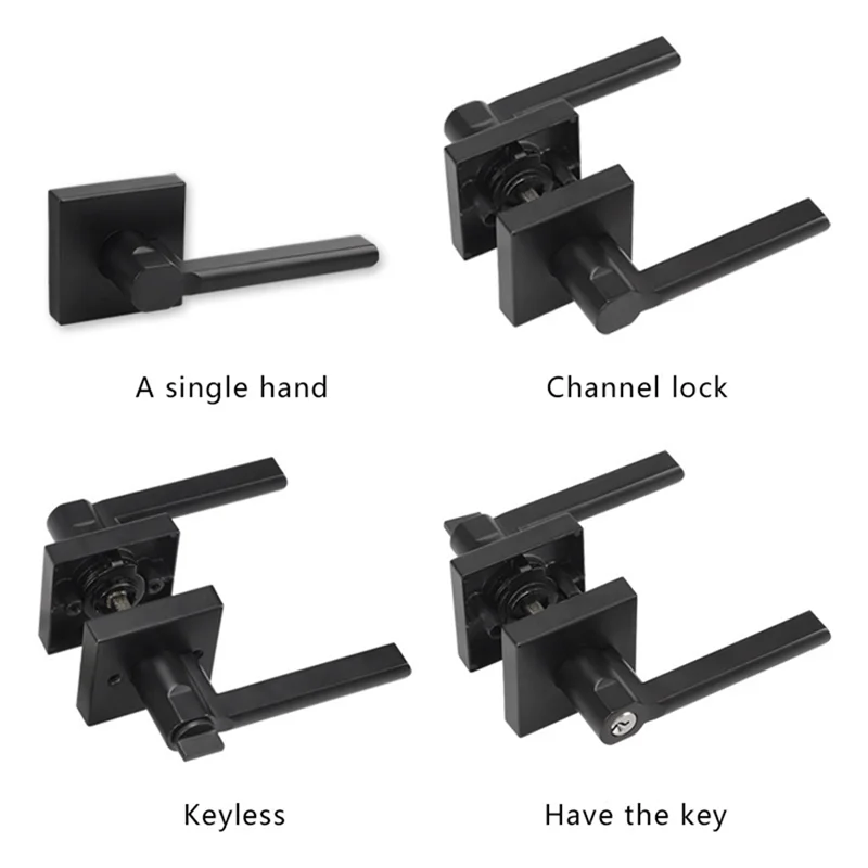 3-Lever Door Lock Set – Passage, Privacy & Entry, Zinc Alloy Door Lock Set Babs