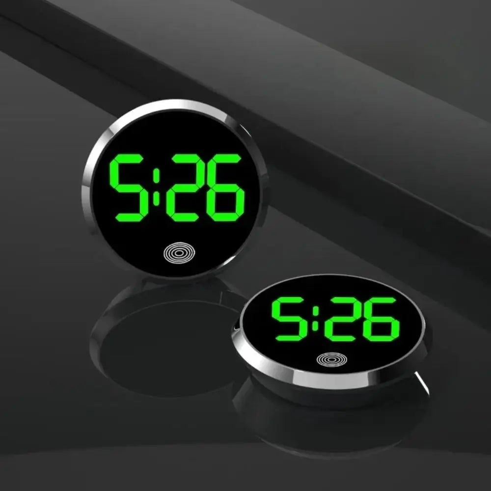 Touch-Activated LED Car Dashboard Clock – Mini Digital Clock Car Dashboard Clock Babs