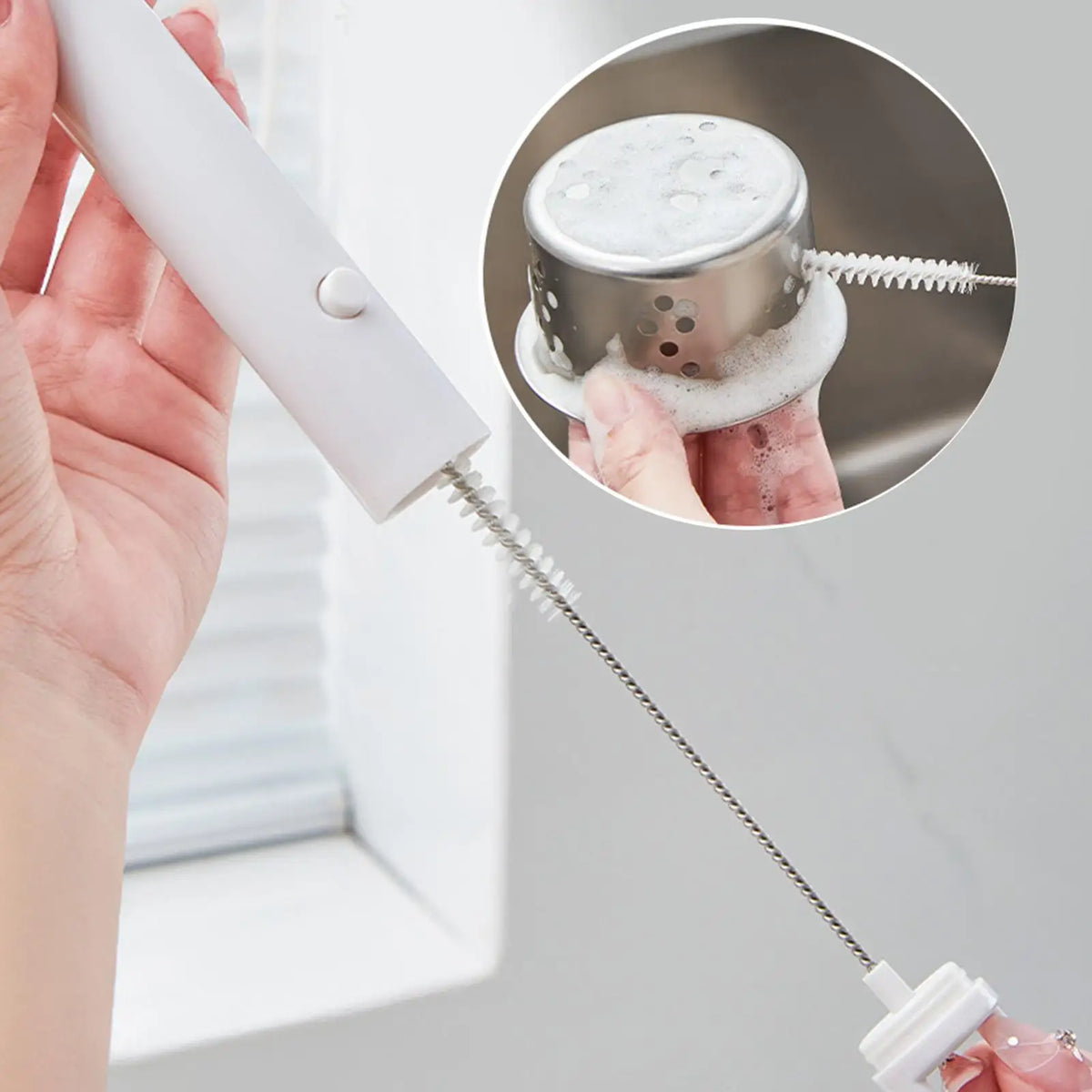 Telescopic Multipurpose Cleaning Brush – Sink, Tile & Kitchen Cleaning Brush Babs
