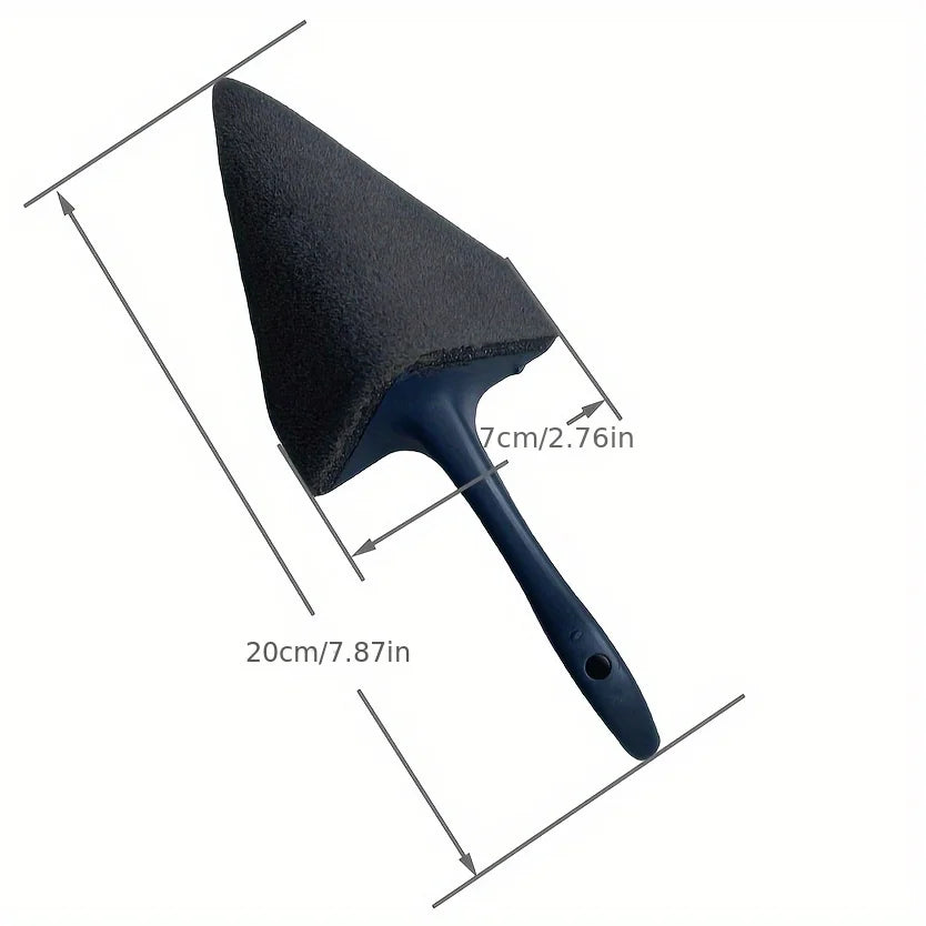 Triangle Paint Brush – Corner & Gap Painter | Plastic Handle Corner Paint Brush Babs