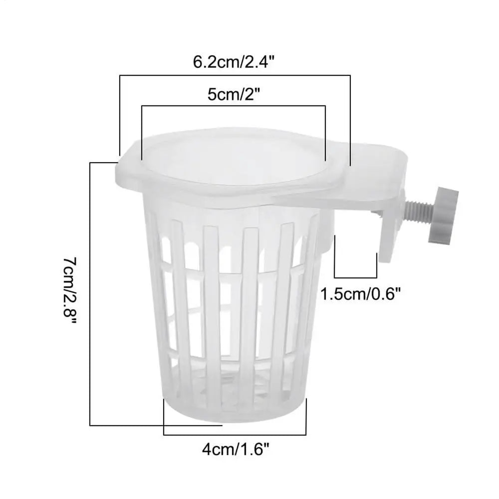 2pcs Aquarium Plant Holder Cups – Hydroponic Hanging Baskets Aquarium Plant Holder Babs 2PCS