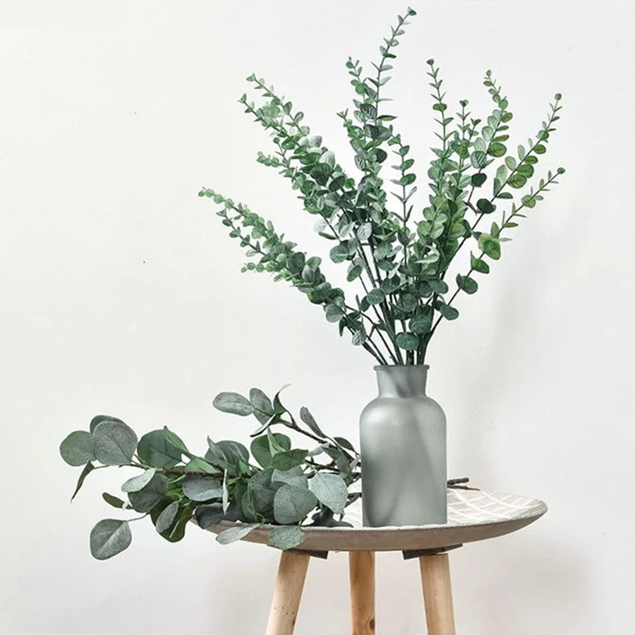 Artificial Eucalyptus Branches Faux Greenery – Wedding & Home Décor Artificial Greenery Branches Babs