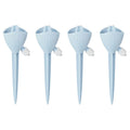 Adjustable Self-Watering Spikes – Auto Drip Irrigation Stakes Drip Irrigation Spikes Babs 4pcs Blue