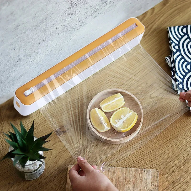 Food Wrap Dispenser with Slide Cutter | Clean Cuts Every Time Food Wrap Dispenser Babs