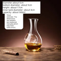Japanese Crystal Glass Sake Decanter Ice Jug Set | 10x17cm Glass Decanter Set Babs single bottle