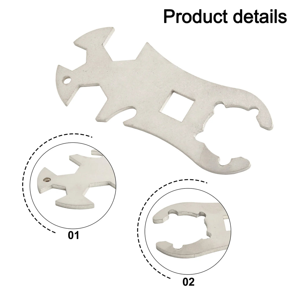 Stainless Steel Gas Bottle Wrench | 13–19mm Portable Tool Gas Cylinder Wrench Babs