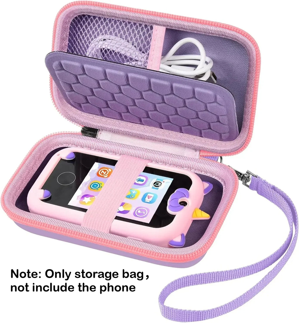 Kids Toy Smartphone Case – PU Protective Bag for Play Phones Toy Phone Case Babs
