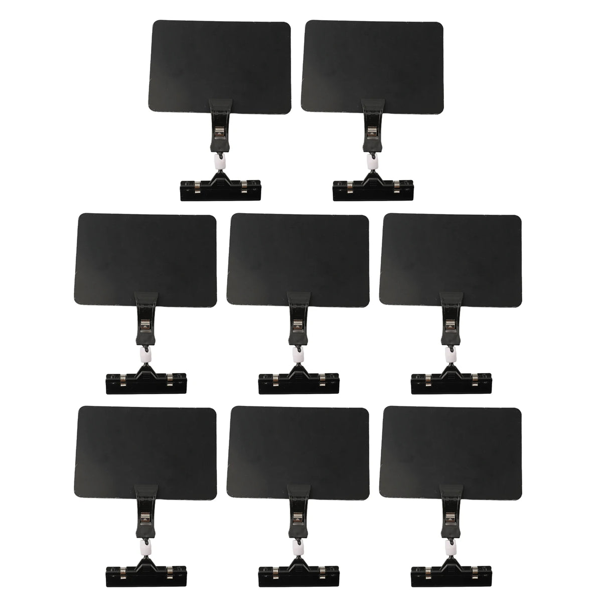 8-Pack Erasable Tabletop Chalkboard Signs with Clip Holders Chalkboard Display Signs Babs