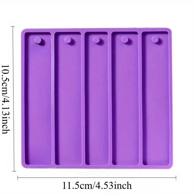Rectangle Bookmark Silicone Mold | DIY Epoxy Resin Casting Resin Casting Mold Babs