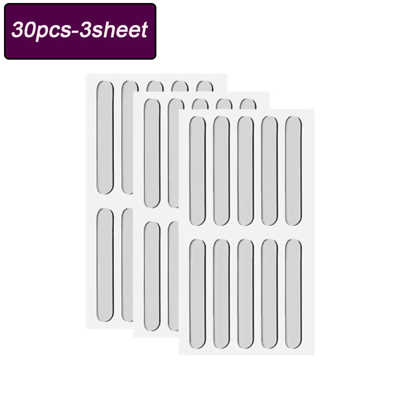 Self-Adhesive Clear Silicone Bumper Pads – Door & Cabinet Protectors Silicone Bumper Pads Babs 30pcs-3sheet