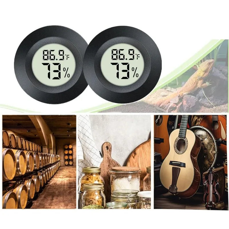 6-Pack Digital Hygrometer Thermometer – Indoor Humidity Monitor Hygrometer Thermometer Babs