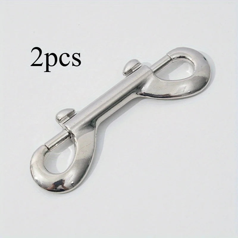 2pcs Double Ended Snap Hooks – Zinc Alloy Trigger Clips Metal Snap Hooks Babs 2pcs