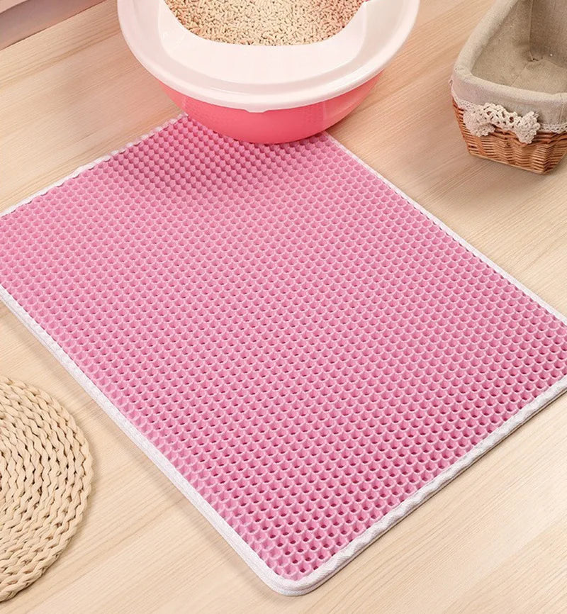 EVA Cat Litter Mat – Double Layer Anti-Tracking Washable Cat Litter Mat Babs 10mm 4 55-75cm