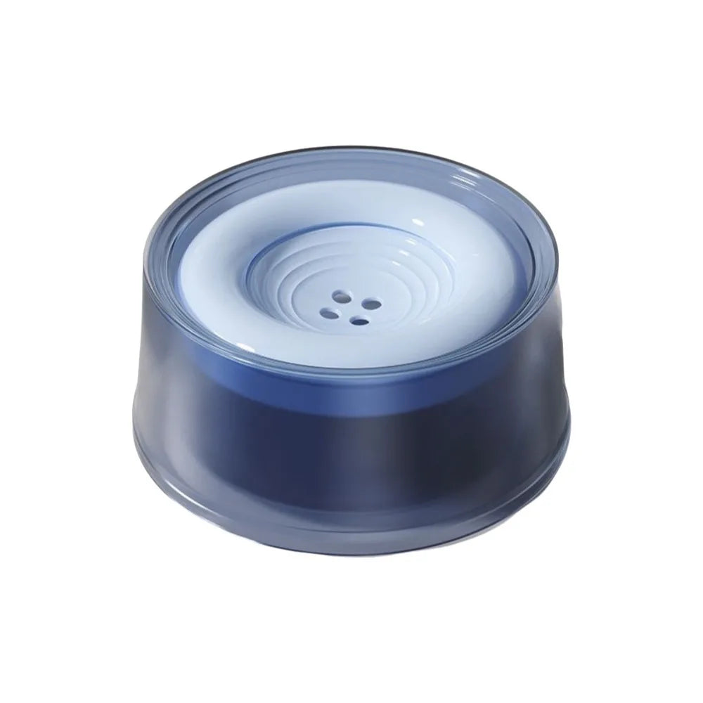 Non-Slip Floating Pet Water Bowl – Spill-Proof, 1200ml Pet Water Bowl Babs Blue No plug