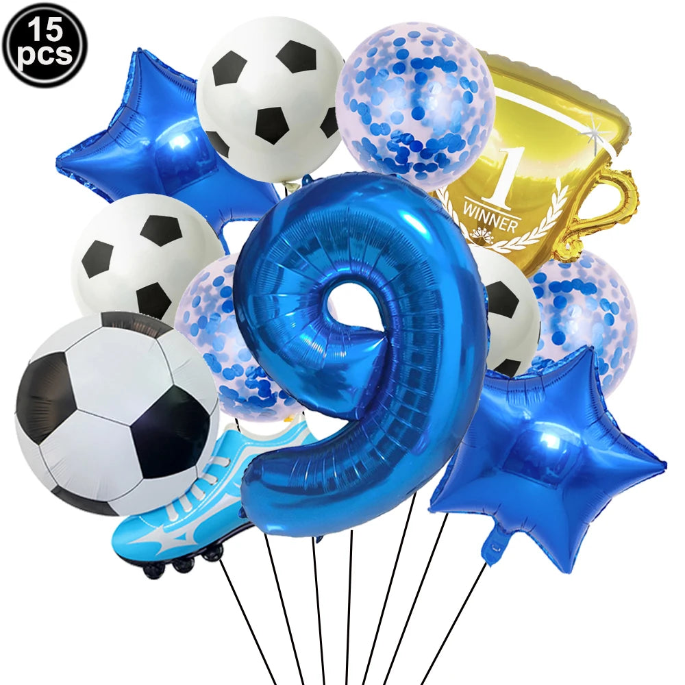 32" Soccer Ball Foil Balloon Set – Kids Birthday Party Decor