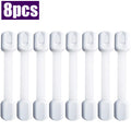 Child Safety Strap Locks for Cabinets, Drawers & Fridge 4/8pcs Baby Safety Locks Babs 8PCS
