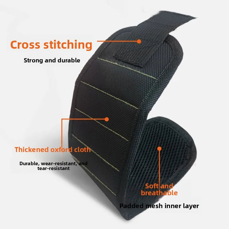 Magnetic Wristband Tool Holder – Screws, Nails & Drill Bits Magnetic Tool Wristband Babs