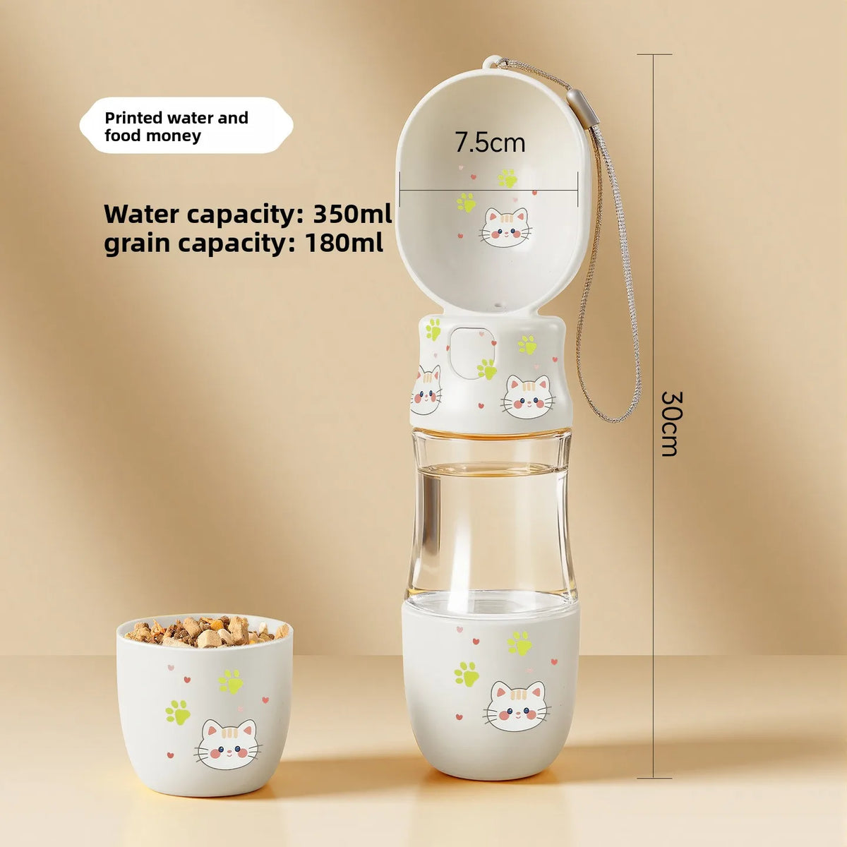 Portable Pet Water Bottle Travel Cup – Leak Proof for Dogs & Cats Pet Travel Bottle Babs A