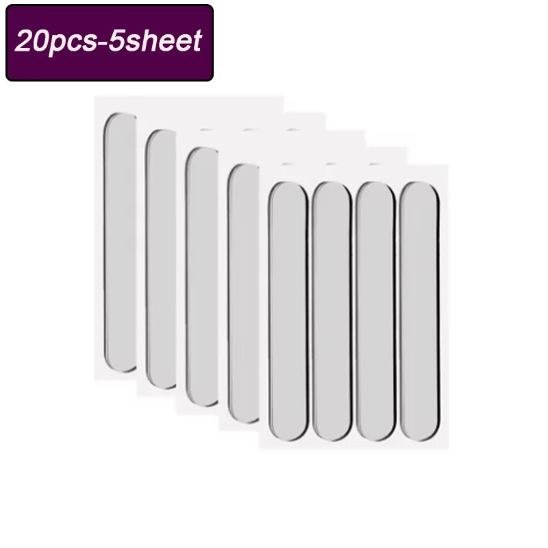 Self-Adhesive Clear Silicone Bumper Pads – Door & Cabinet Protectors Silicone Bumper Pads Babs 20pcs-5sheet