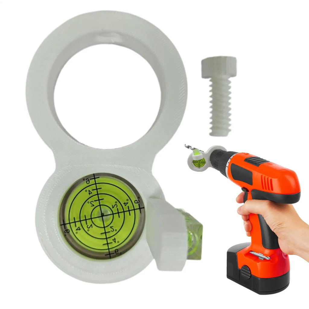 Drill Spirit Level Precision Guide – Wall Drilling & Mounting Drill Level Guide Babs