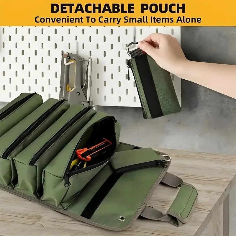 Roll-Up Multi-Pocket Tool Bag Organizer – 1 to 4 PCS Tool Roll Organizer Babs