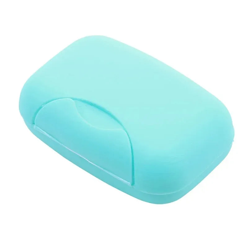 Portable Travel Soap Box with Lid – S/L Candy Color Holder Travel Soap Box Babs 1pcs Blue L