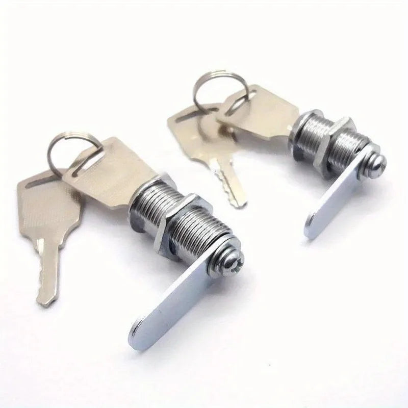 12mm Cam Lock with 2 Keys – Zinc Alloy Drawer & Mailbox Lock Cam Lock Babs