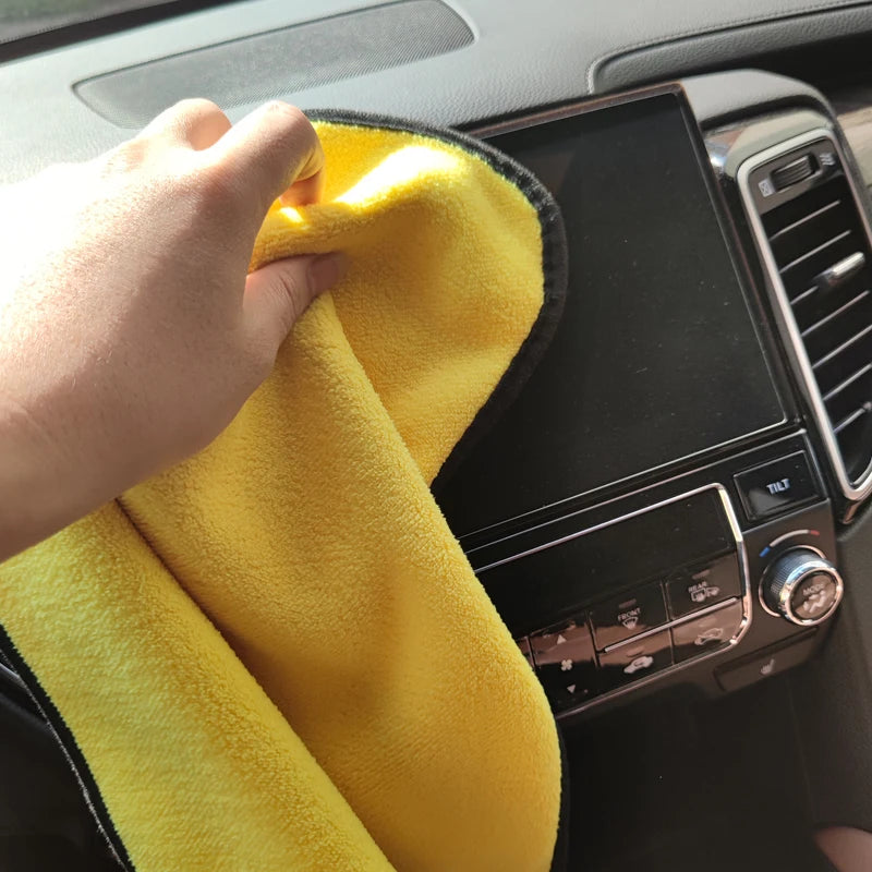 5-Pack Microfiber Car Wash Towels – Soft Double-Layer Cloths Microfiber Cleaning Towels Babs