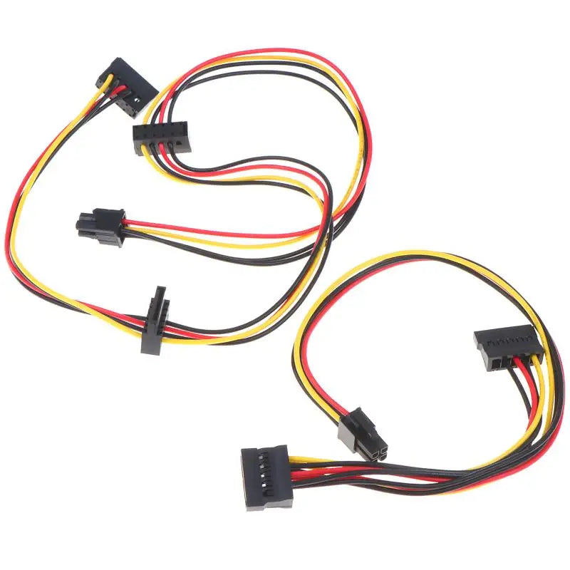 4-Pin to SATA Power Cable HDD SSD ATX Desktop PC Expansion SATA Power Cable Babs
