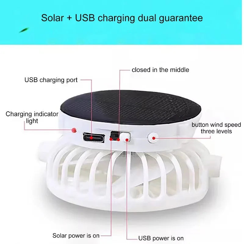 Solar Fan Baseball Cap – Built-In Cooling Fan for Outdoors Solar Fan Hat Babs