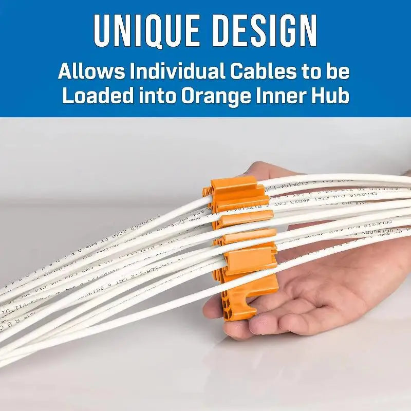 Network Cable Comb Carding Tool – Cat5 & Cat6 Fireproof ABS Cable Management Tool Babs