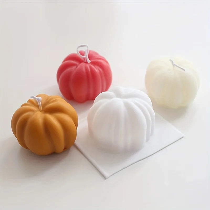 Halloween Pumpkin Silicone Mold for Candles & Soaps Silicone Craft Mold Babs