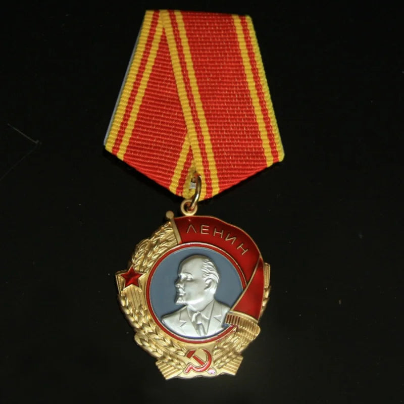 Soviet Order of Lenin Replica Medal – Copper CCCP Badge Collectible Medal Badge Babs A