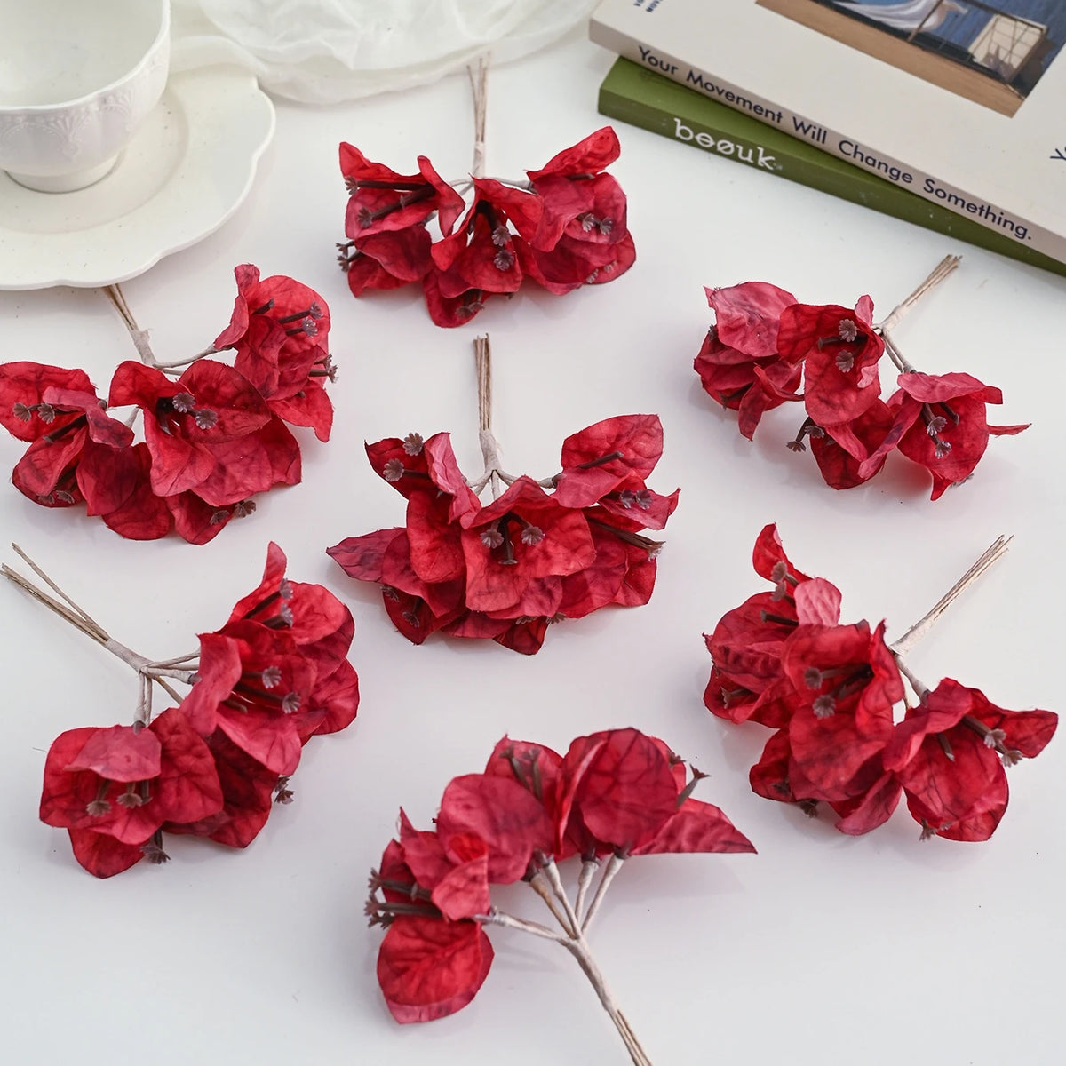 Artificial Bougainvillea Mini Bouquets – Wedding & Home Decor Artificial Flower Bouquet Babs