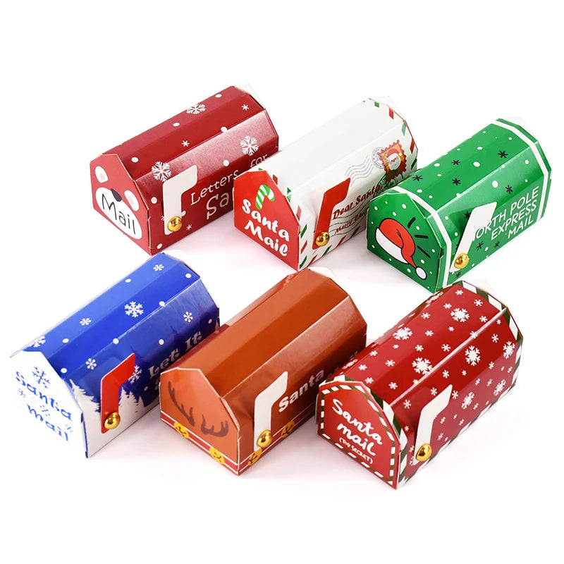Christmas Mailbox Candy Gift Boxes – 6/24 Pcs Cookie Treat Packs Christmas Gift Boxes Babs