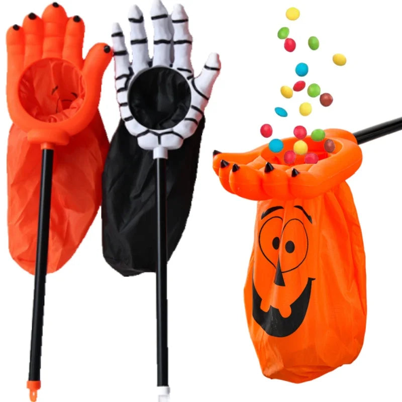 Halloween Candy Bags Skull Pumpkin Hand Shaped Trick or Treat Halloween Candy Bag Babs