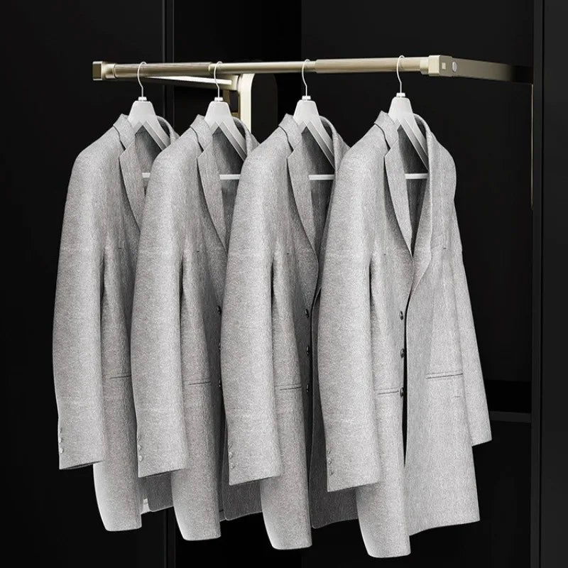 Electric Lifting Clothes Rack – Telescopic Wardrobe Closet Organizer Electric Clothes Rack Babs