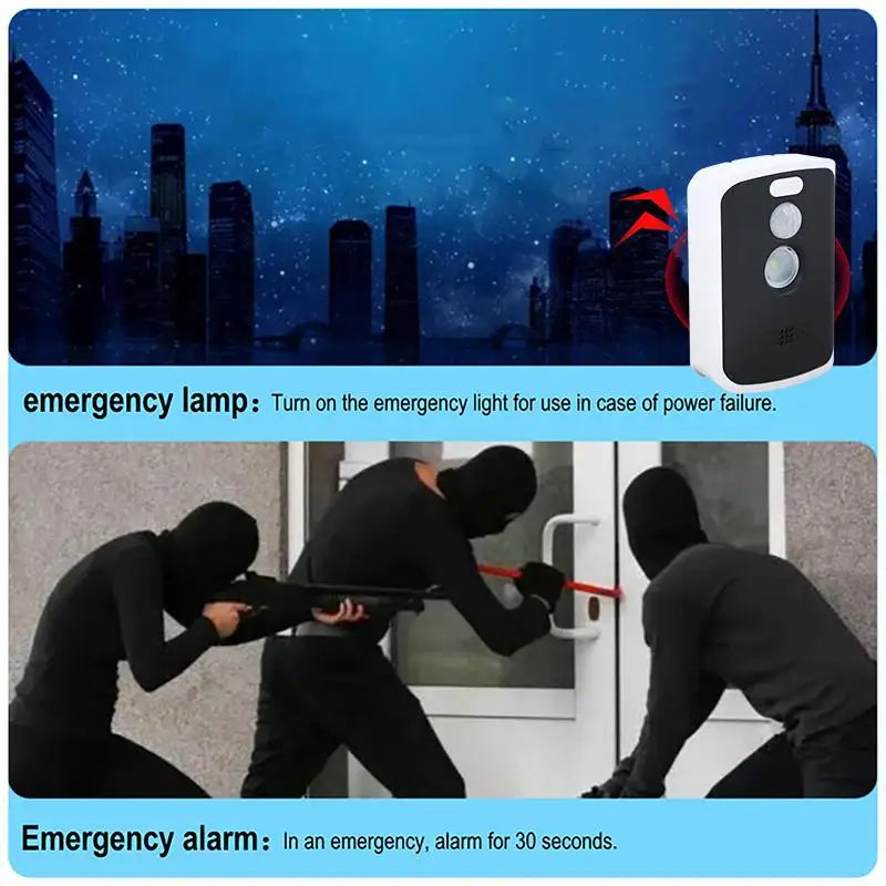 HUXUAN 125dB Portable Motion Sensor Alarm – 3 Modes Motion Sensor Alarm Babs Default Title