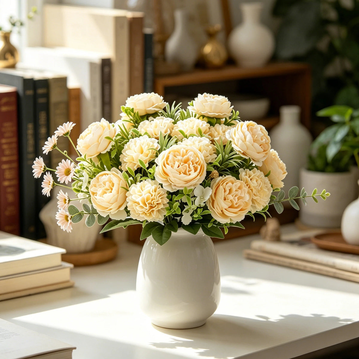 Artificial Chrysanthemum Bouquet – Wedding & Home Décor Artificial Flower Bouquet Babs