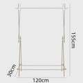 Vertical Clothes Drying Rack – Large Space-Saving Floor Dryer Clothes Drying Rack Babs 120X30X155CM