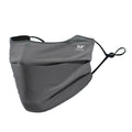 Ice Silk UV Face Mask UPF 50+ – Breathable, Reusable Sun Shield UV Face Mask Babs Dark Grey