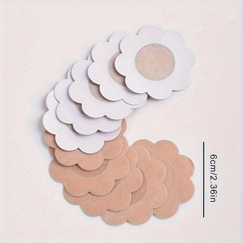50/100pcs Disposable Nipple Covers – Invisible Seamless Bra Stickers Nipple Covers Babs